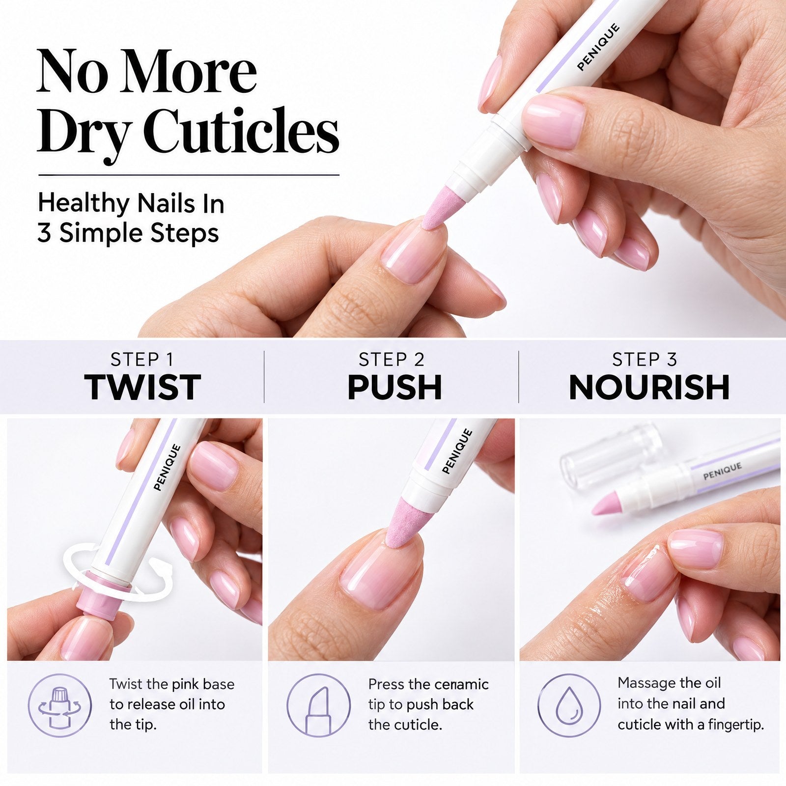 Healthy nails in 3 simple steps